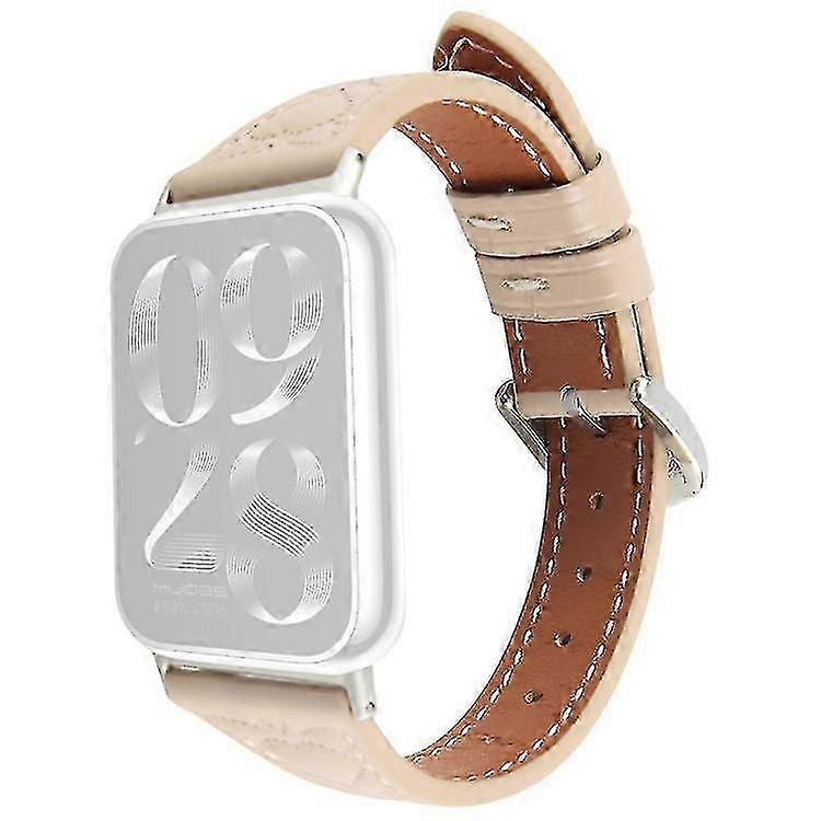 Redmi Watch 5 / Watch 4 / Smart Band 9 Pro / 8 Pro Leather Strap - Heart Pattern Genuine Cowhide Watch Band