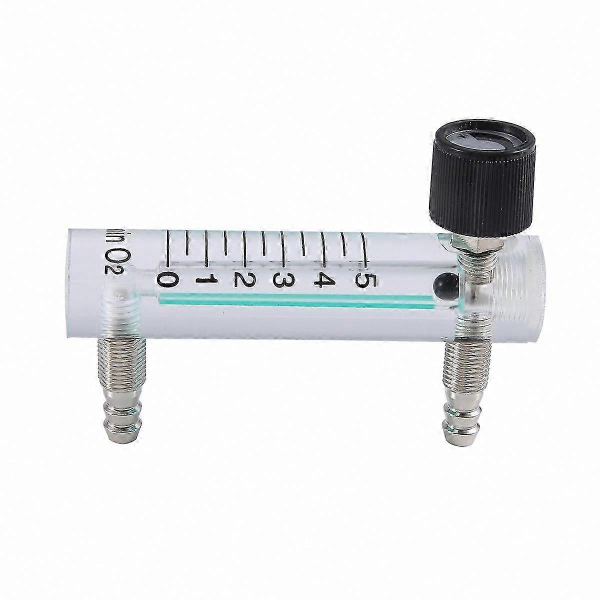 Adjustable Oxygen Flow Meter for Air Gas, 0.1-5LPM Range