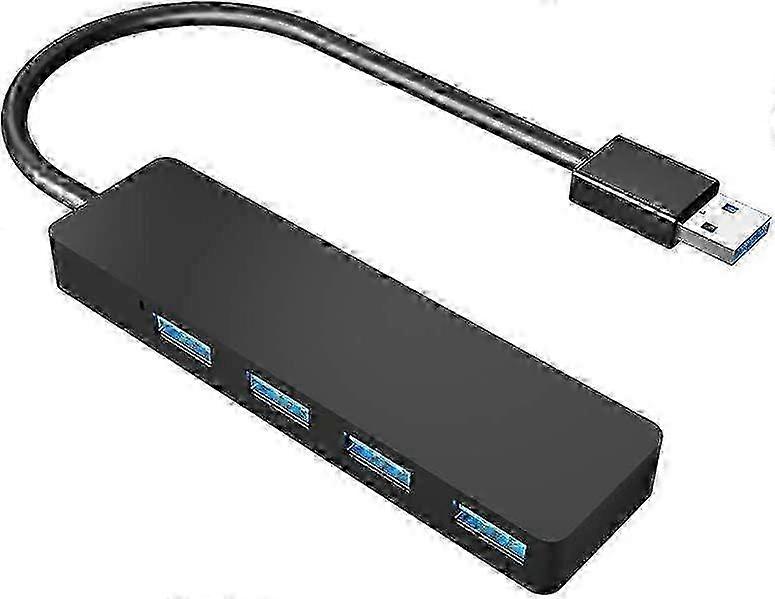 2025 Docking station, 4 - port USB 3.0 hub with cable, compact and portable design for expanding connectivity, suitable for laptops and desktops