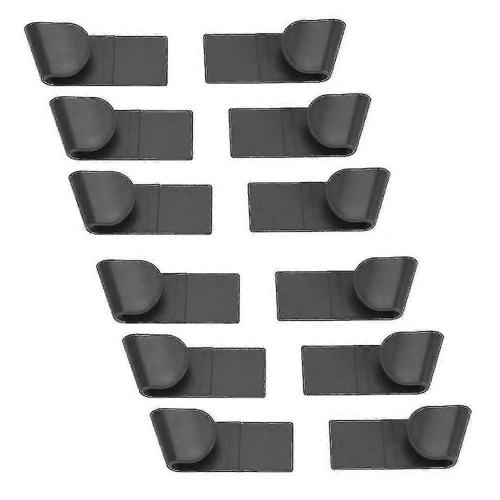 12pcs Plastic Pot Pan Lid Rack Clip Cooker Pot Cover Frame Stand