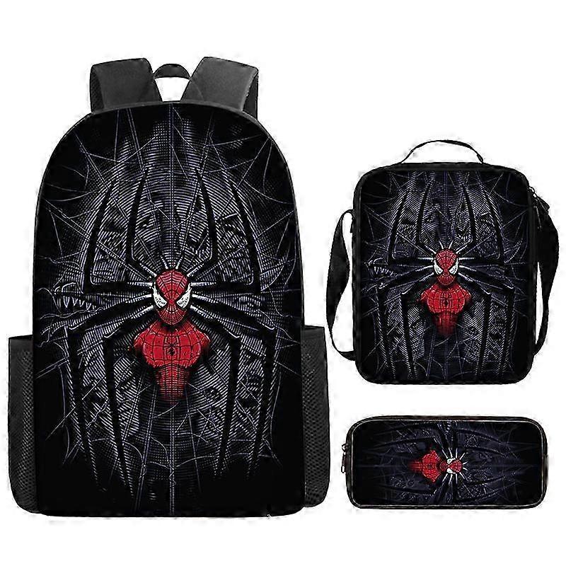 2025 New Marvel Spider-Man Backpack Primary and Secondary School Bag Large Capacity Anime Cartoon Backpack Lunch Bag 28 -NMAOV