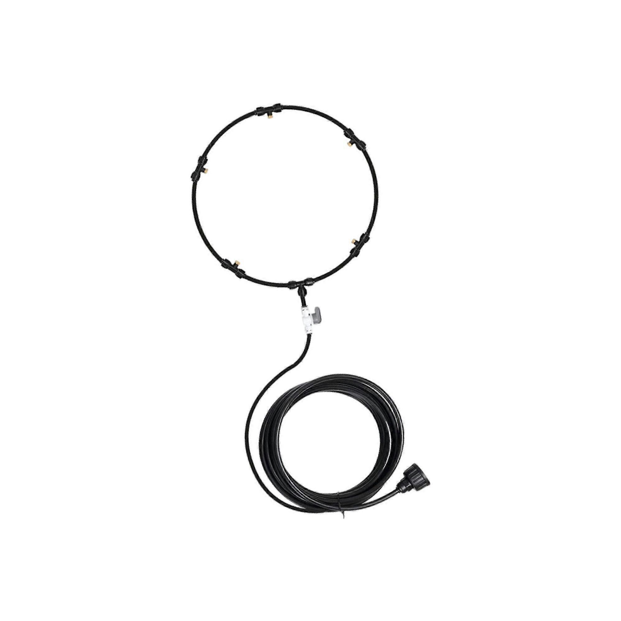 Outdoor Misting System Fan Cooling Kit 3/4 Connector for Patio Backyard Refreshing and Efficient