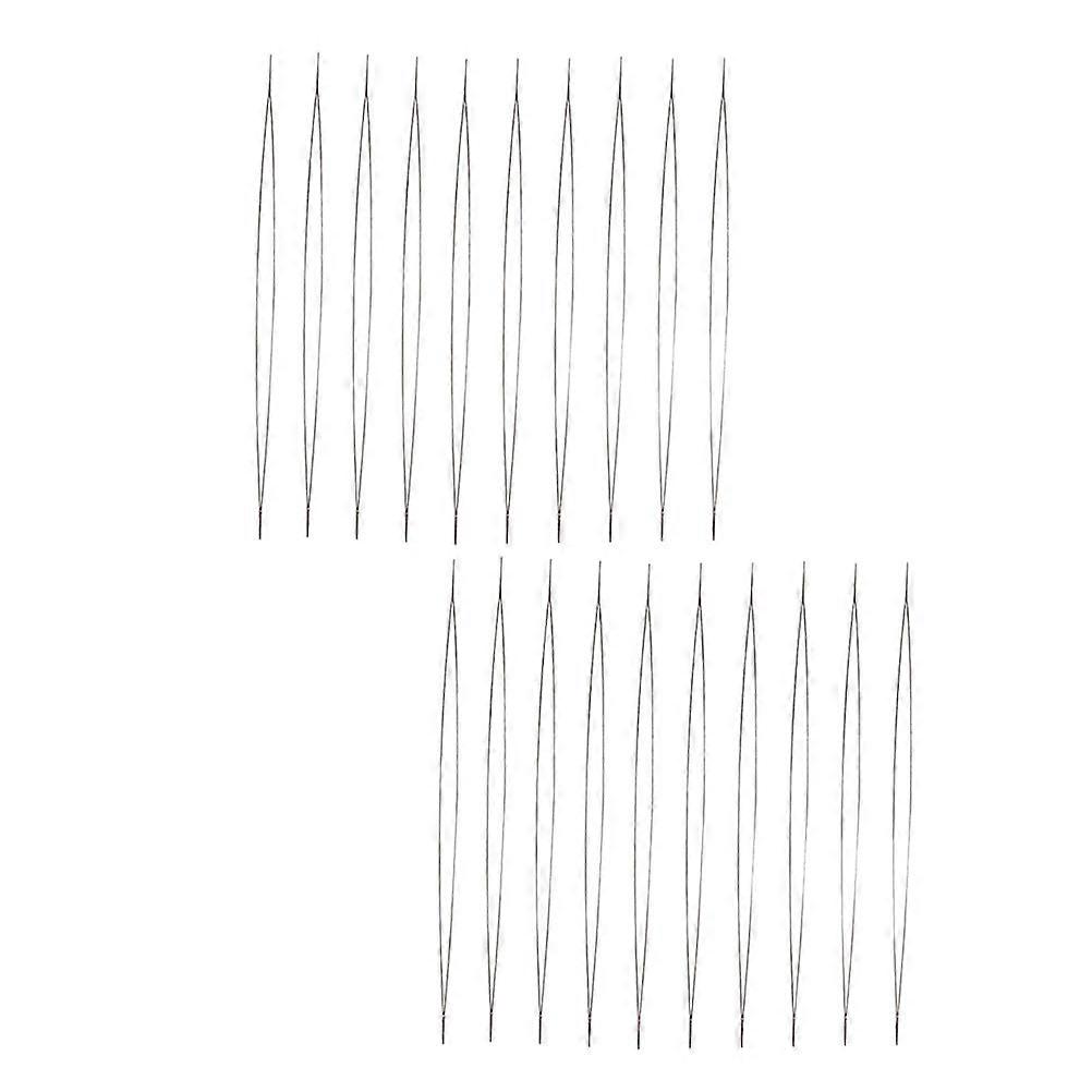 Stitching Needle Beading Thread Needles for Jewelry Making 40Pcs Set Silver
