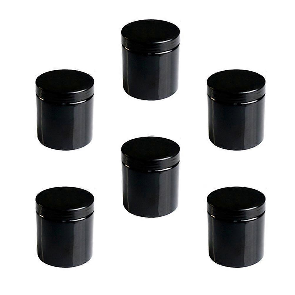 Lotion Containers Empty Makeup Bottles for Storage Use 12Pcs Black Pet Material