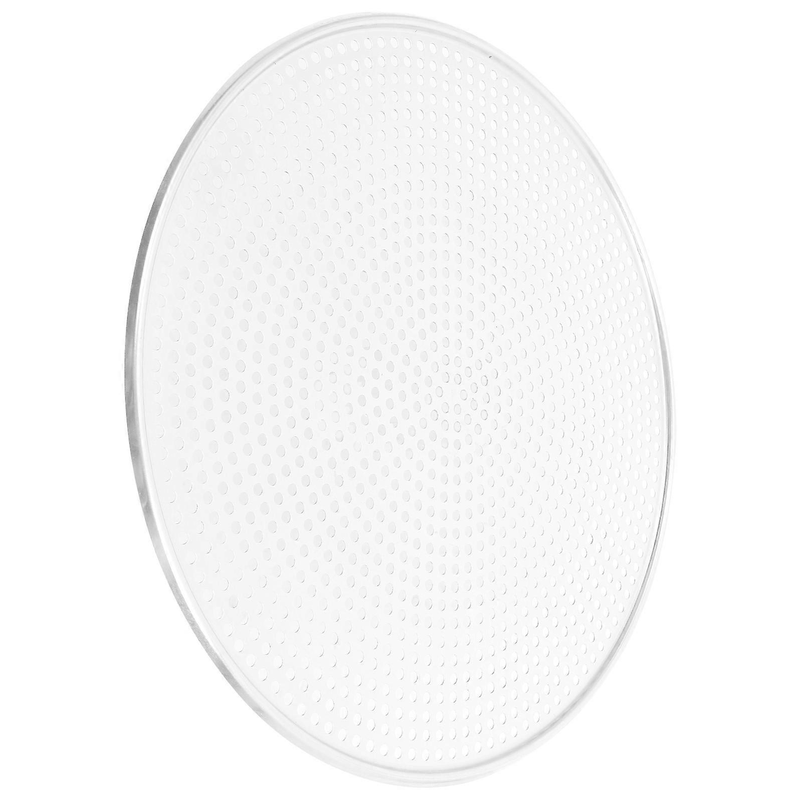 3Pcs Perforated Pizza Tray With Holes Ideal For Commercial Use Round Aluminum Nonstick