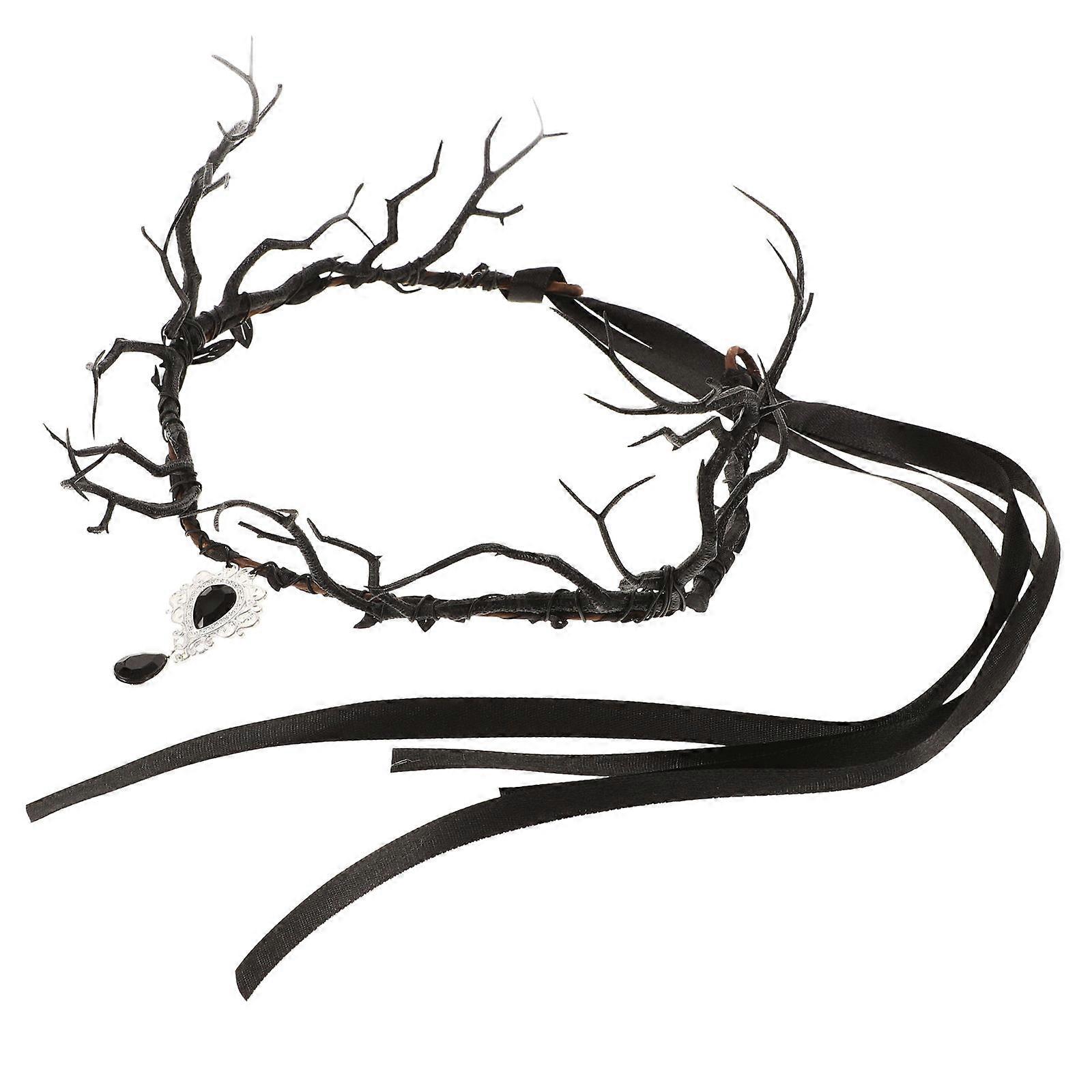 Headpiece Flower Crown for Halloween Party 3Pcs