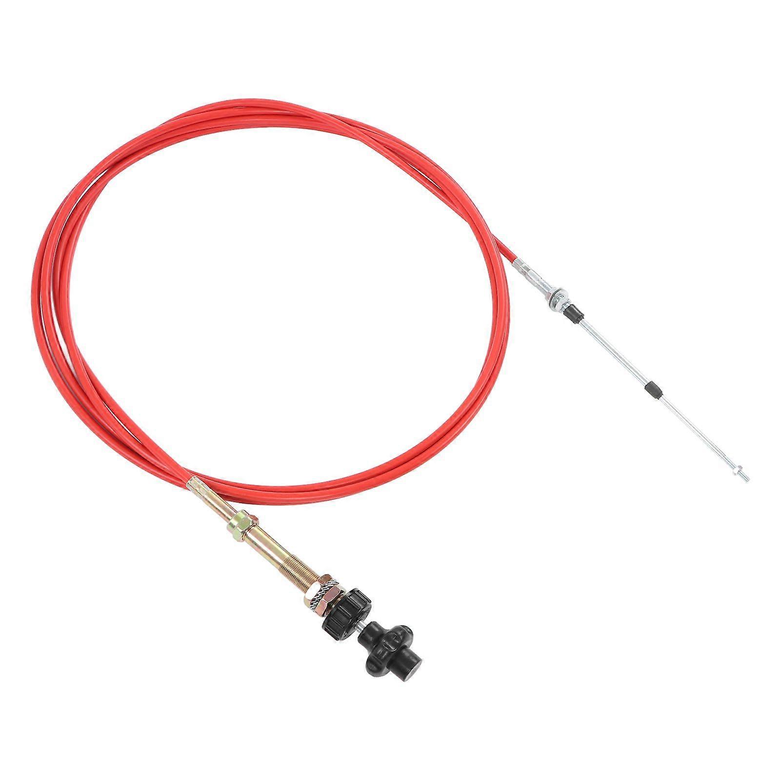 Throttle Control Cable Button Accelerator Assembly Cable for Excavator Mixer Truck 5.56 Meter