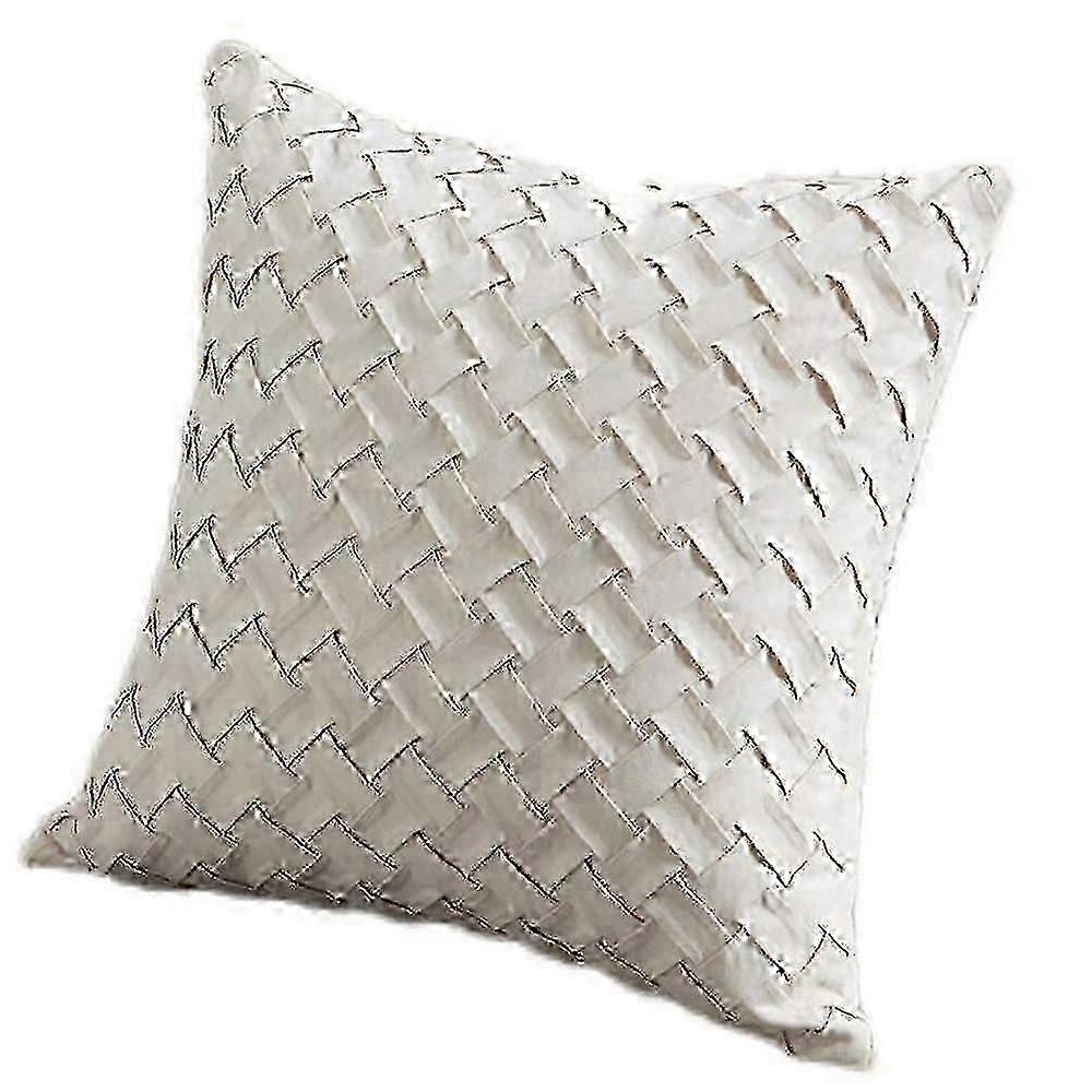 unbrand Set of 2 bohemian decorative pillow covers solid colour square cushion covers