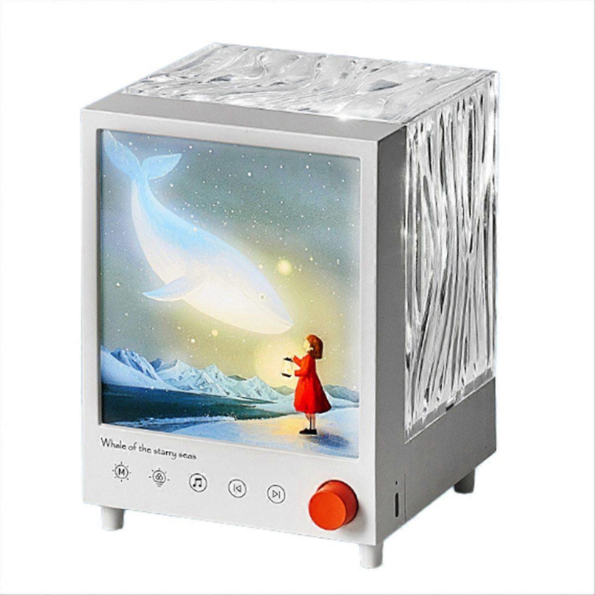 Bluetooth Speaker with White Noise Wireless Bluetooth Stereo Sound Speaker with Projector Lights fo