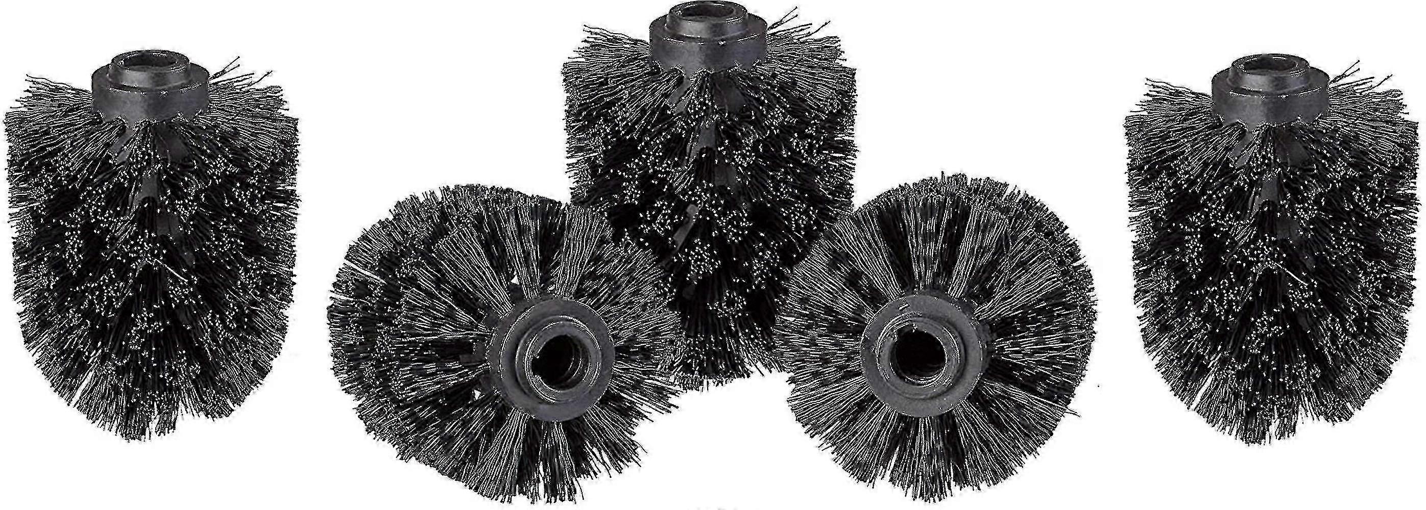 6pcs استبدال المرحاض فرشاة رئيس الأبيض استبدال فرش القطر 8cm