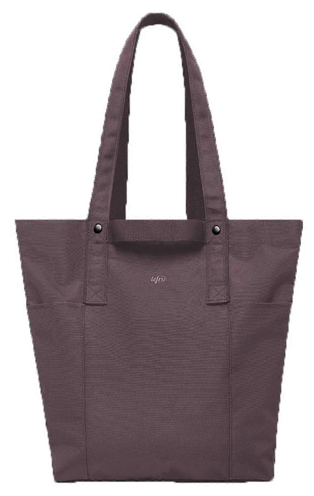 Lefrik Raw Tote Bag - Maroon Purple