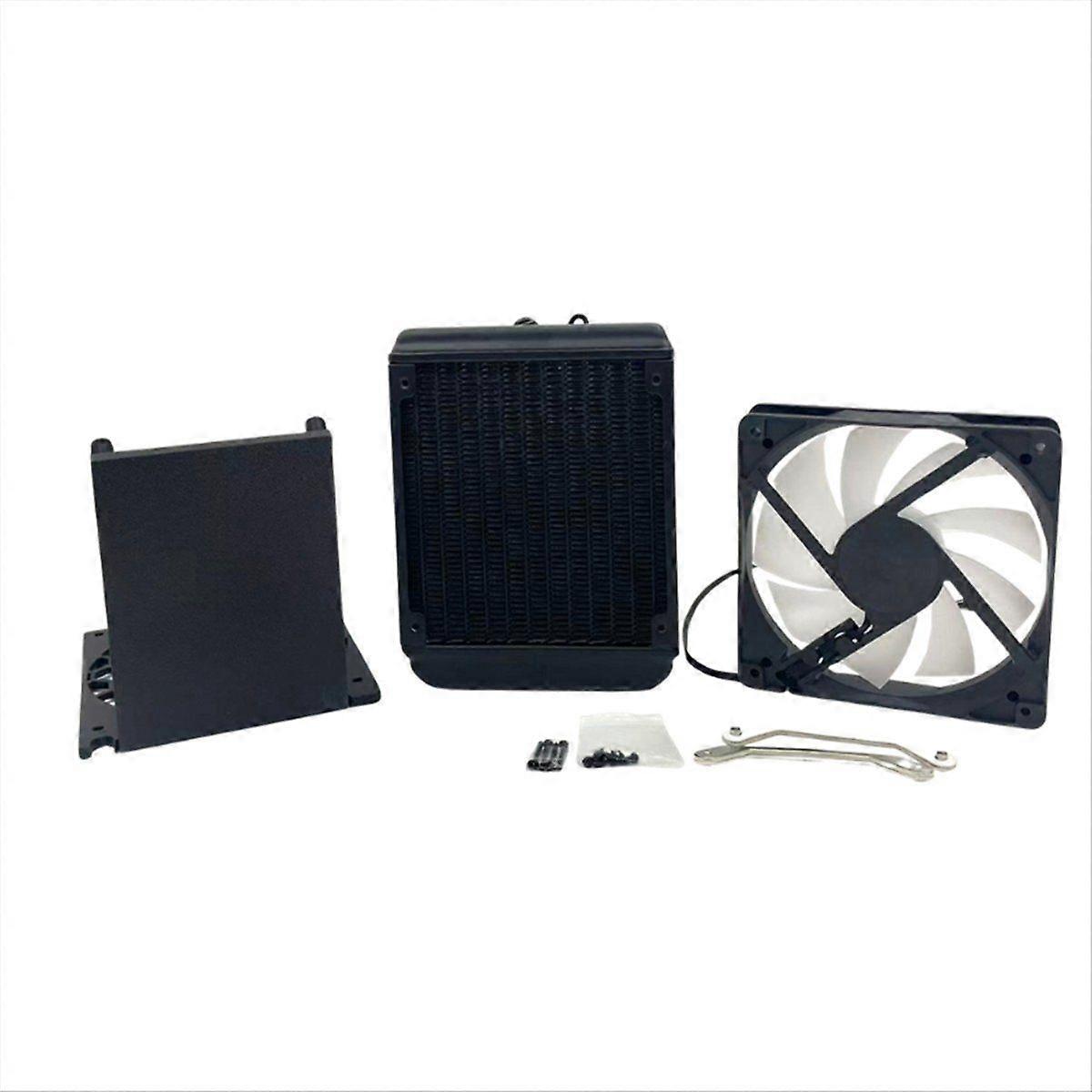 For NerdQaxe++ Hydro 4.8TH/S BTC Miner Cooling Fan Kit Crypto Machine Miner Liquid Cooling Fan Blac