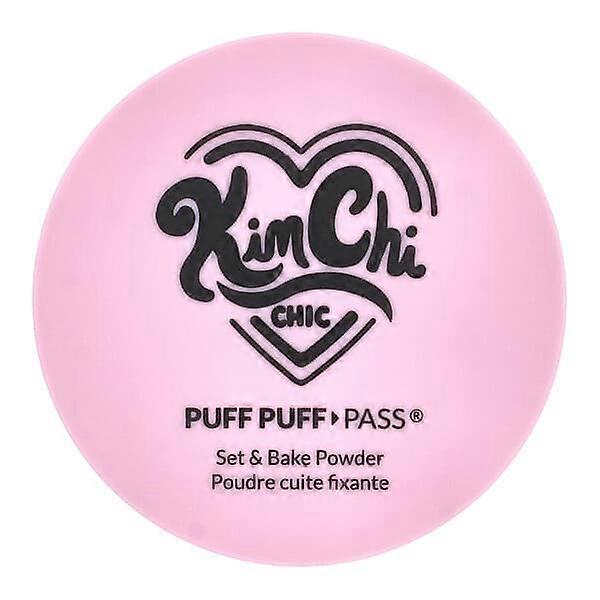 KimChi Chic Beauty, Puff Puff PassÃÂÃÂÃÂÃÂÃÂÃÂÃÂÃÂ®, Set & Bake Powder, PPP01 Ivory + Hint of Lavender = Ivander, 0.85 oz (24 g)