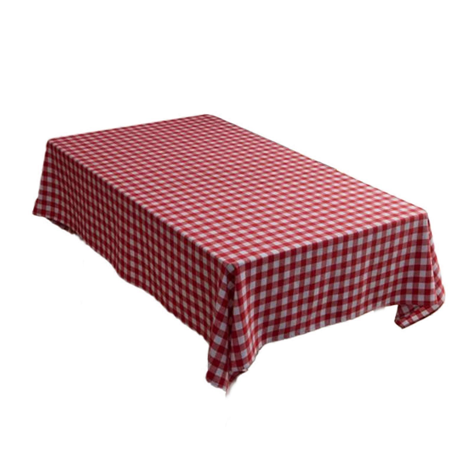 AssortedColor Checkered Picnic Table Cloth Outdoor Gatherings And Picnics Table Cover Party Decor