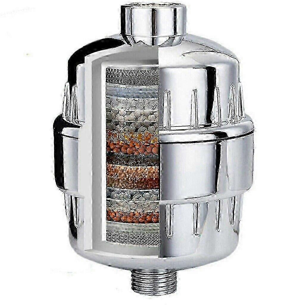 Brusefilter Vandfilter Blødgøringsmiddel Hårdt vandrenser Brusehoved Universal