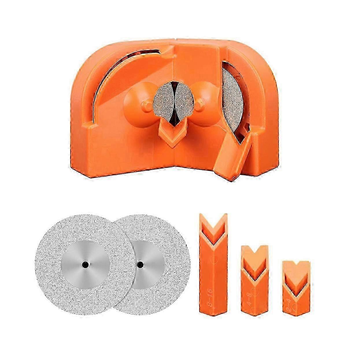 High-Performance Drill Bit Sharpener for Multi-Material Grinding: High Speed Steel, Masonry, Carbide, Cobalt Compatibility