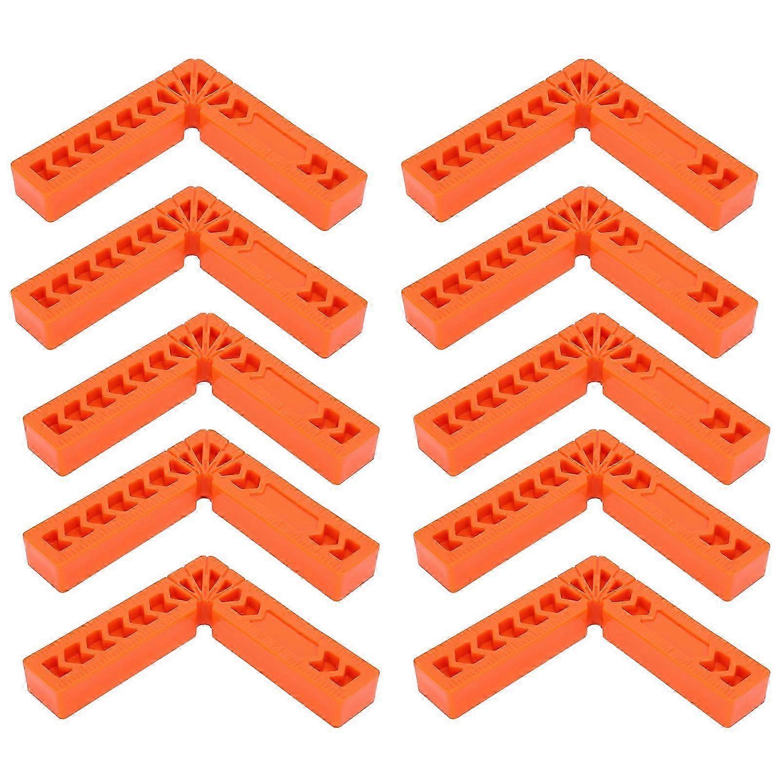 10Pcs 90Degree Rightangle Auxiliary Positioner Woodworking Tool Square Angle Ruler Holder