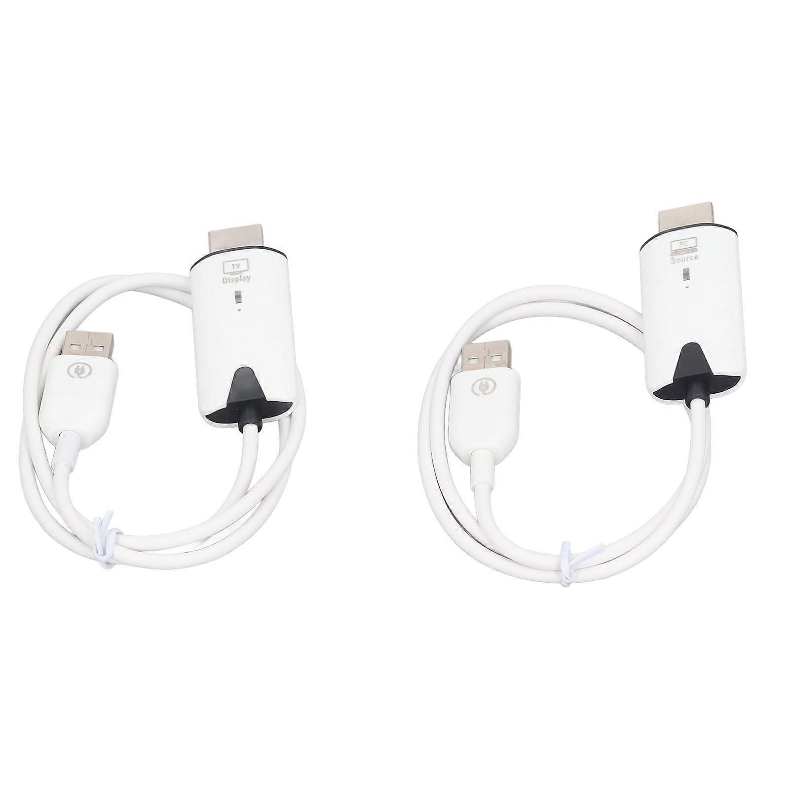 Wireless HD Multimedia Interface Transmitter Receiver HD 1080P 98.4ft Range Efficient Plug and Play Wireless HD Multimedia Interface Extender 