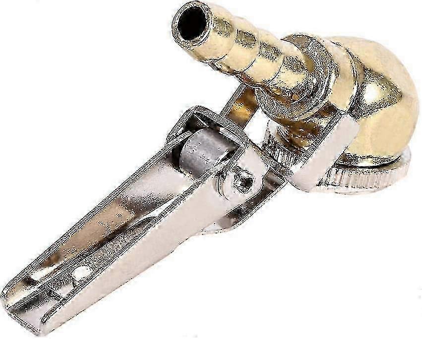 Tire Valve Air Chuck, Brass Tire Inflator Lock On Air Chuck Tire Chuck For Tire Inflator Gauge