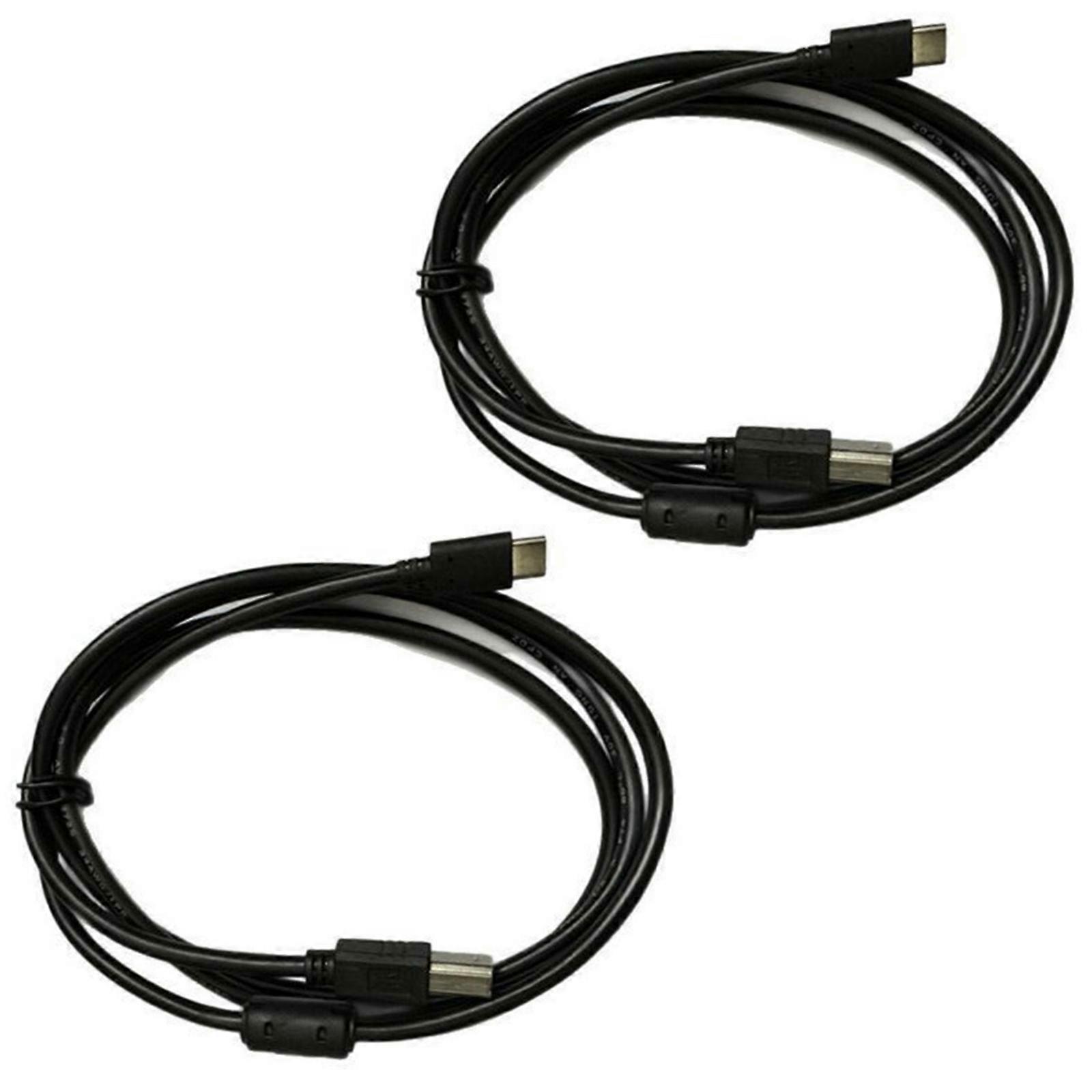 Practical USB C to USB B Printer Connection Cord Flexible Length Option with Noise Reductions Design for Office Use Multicolor