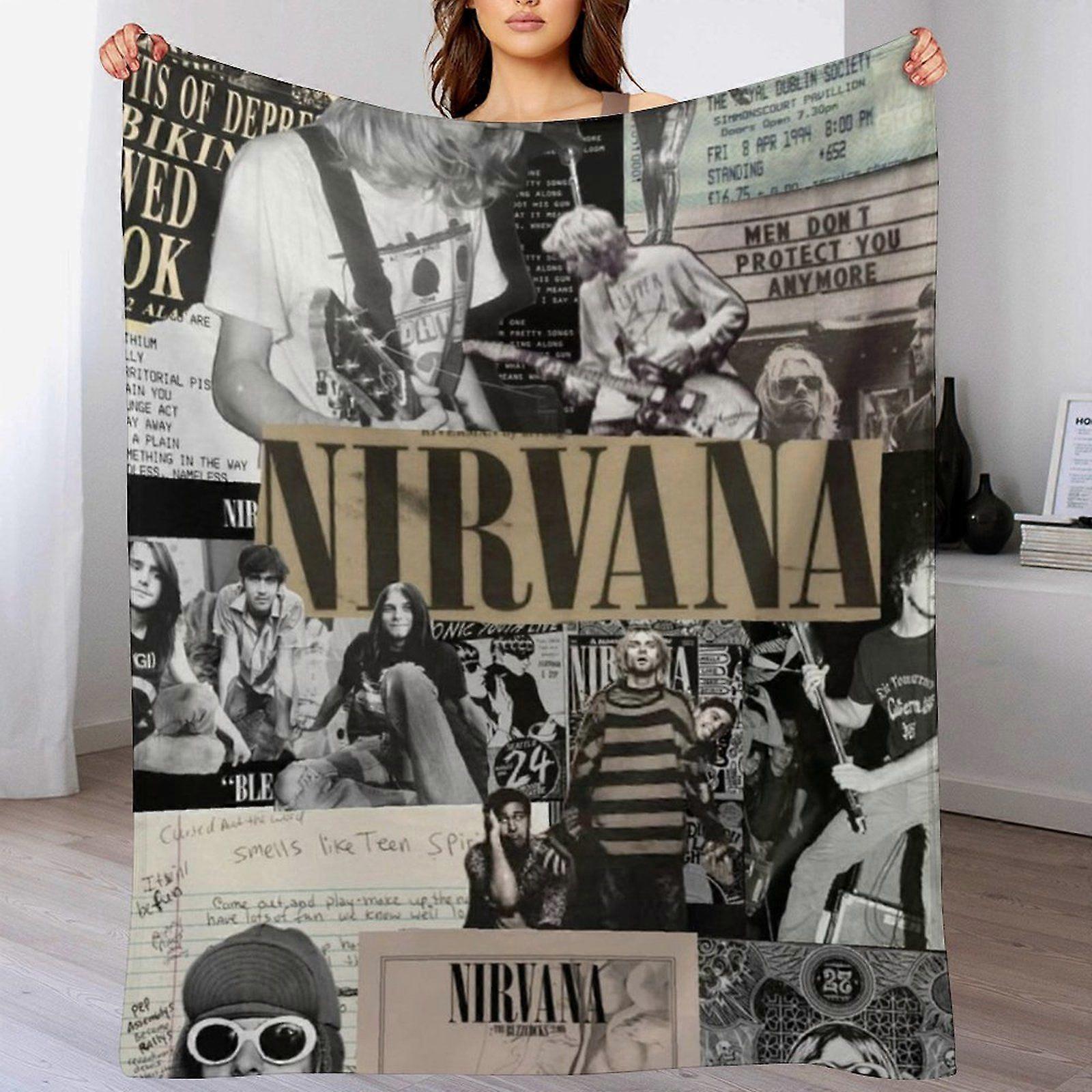 Nirvana Lightweight Foldable Blanket for Winter Sofa Lounge Travel Velvet Plush Anti-Shrink