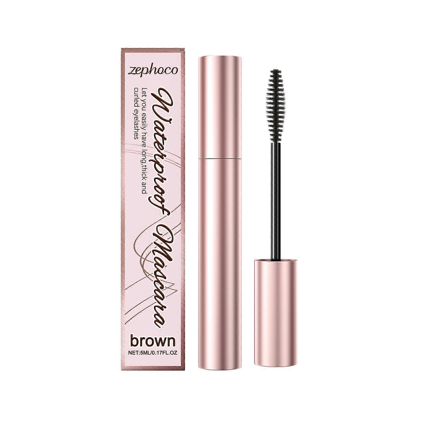Zephoco Brown Curly Mascara Is A Daily Moisturizing, Natural And Beautiful Mascara That Lasts Long And Does Not Easily Smudge Eye Makeup
