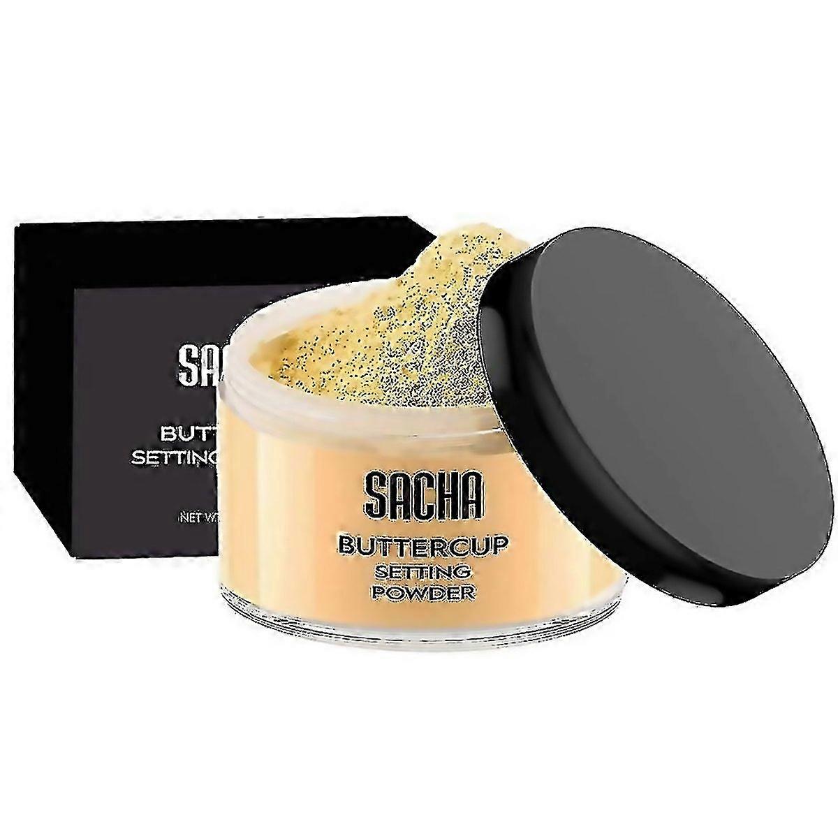 For Sacha Buttercup Setting Powder Finely Milled And Flashfriendly