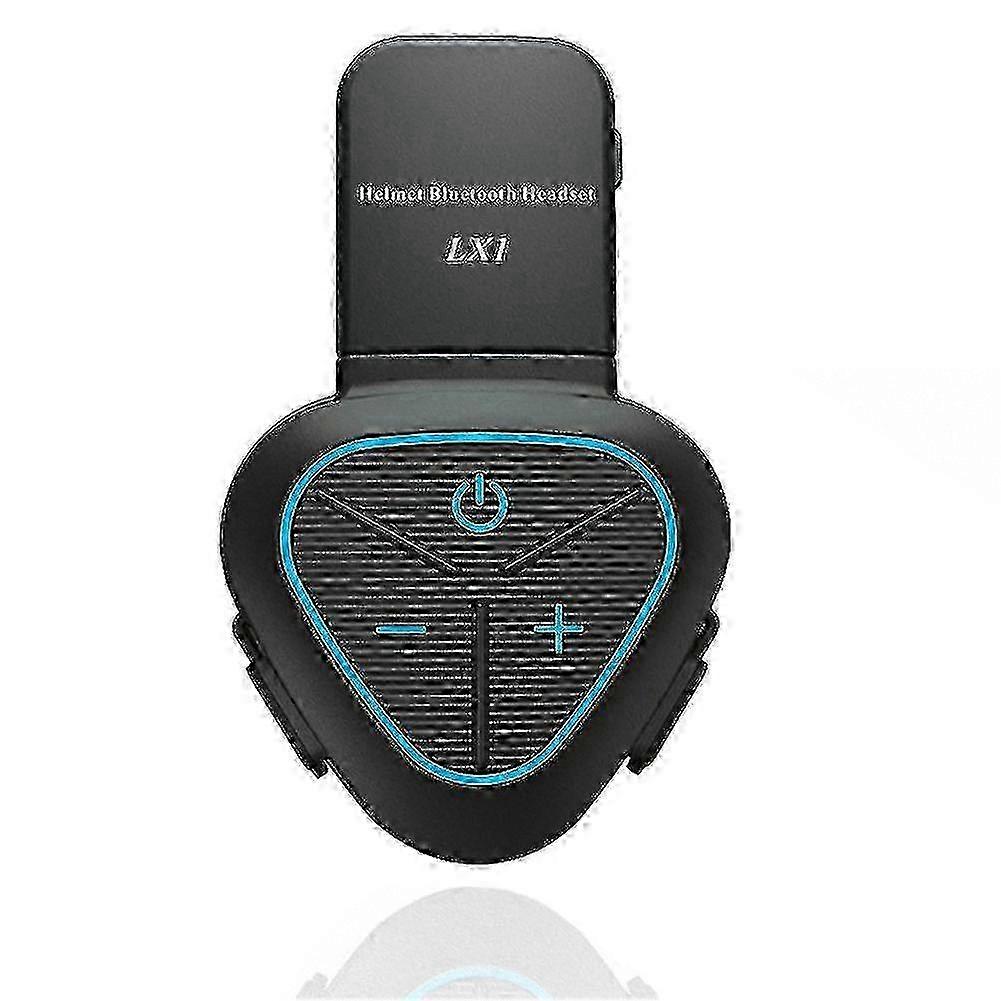 Lx1 Motorcycle Summer Helmet Bluetooth Headset Portable Smart Noise Cancelling Takeaway Headset Blu