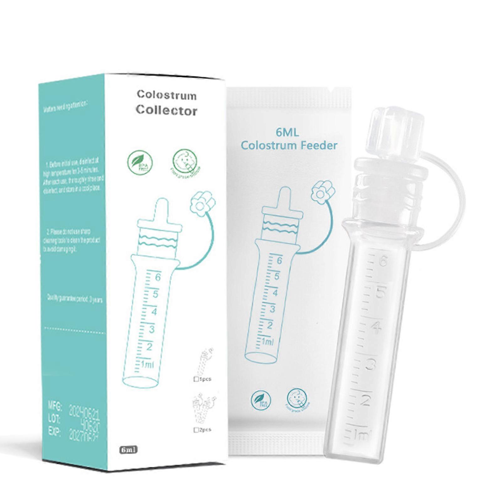 Colostrum Collector Safe and Easy Breast Milk Storage Solution Colostrum Collecting Container for Newborn Babies Multicolor