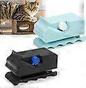 pcs 3D Cat Shaped Manual Printed Cardboard Cutter for Cat Scratching Posts - Cardboard Strip Cutter for Handmade Cat Beds (Black + Blue)