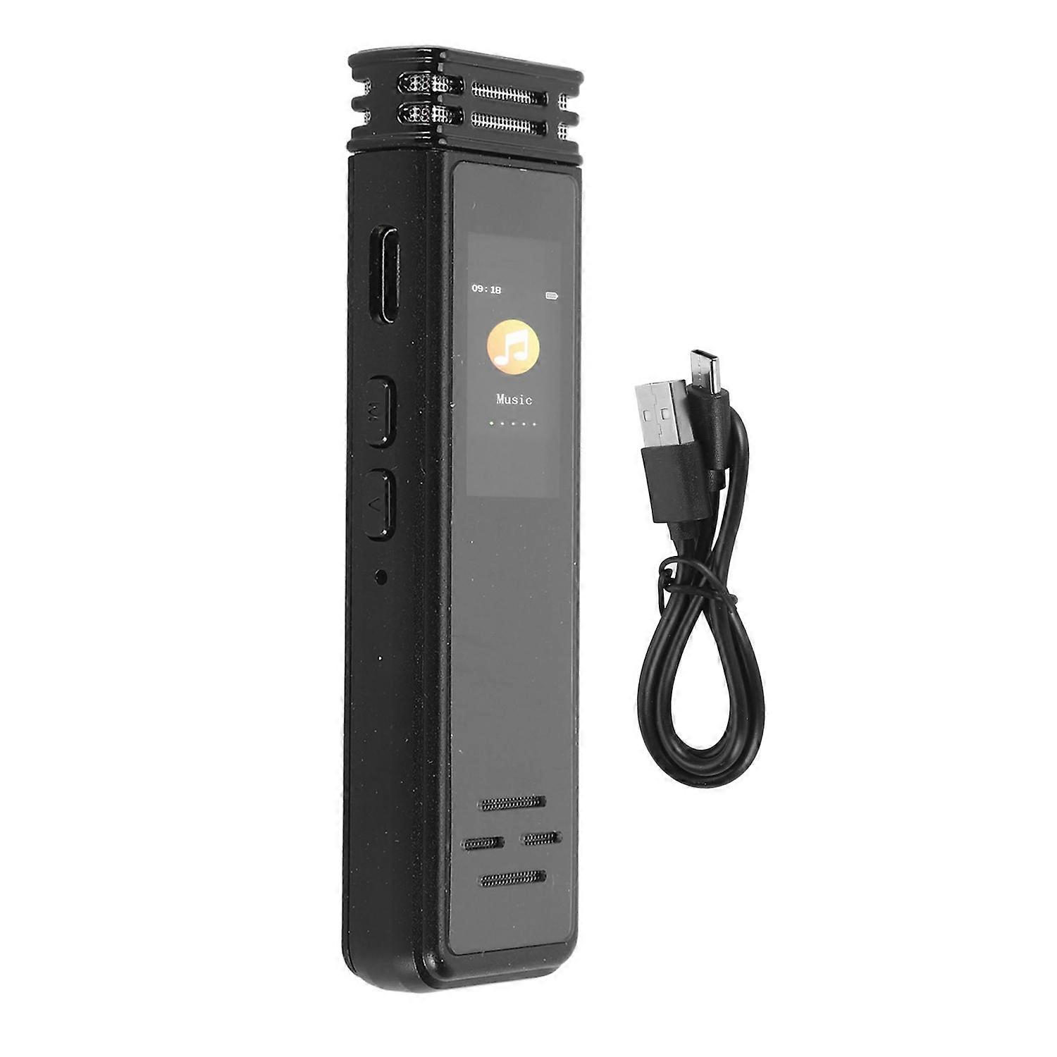 Digital Voice Recorder with Playback HD Noise Cancel Voice Activated 1536Kbps 8GB E338