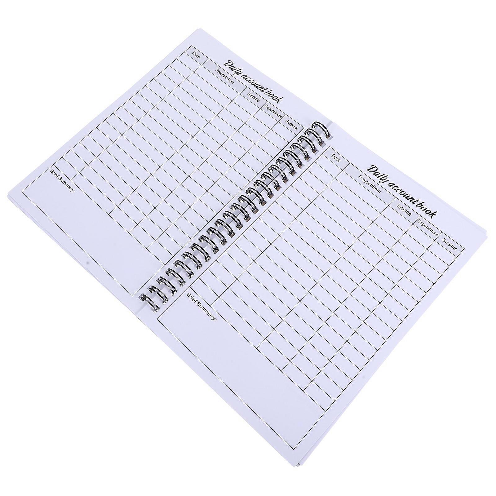 Plan Book Portable Financial Planner Notebook for Management