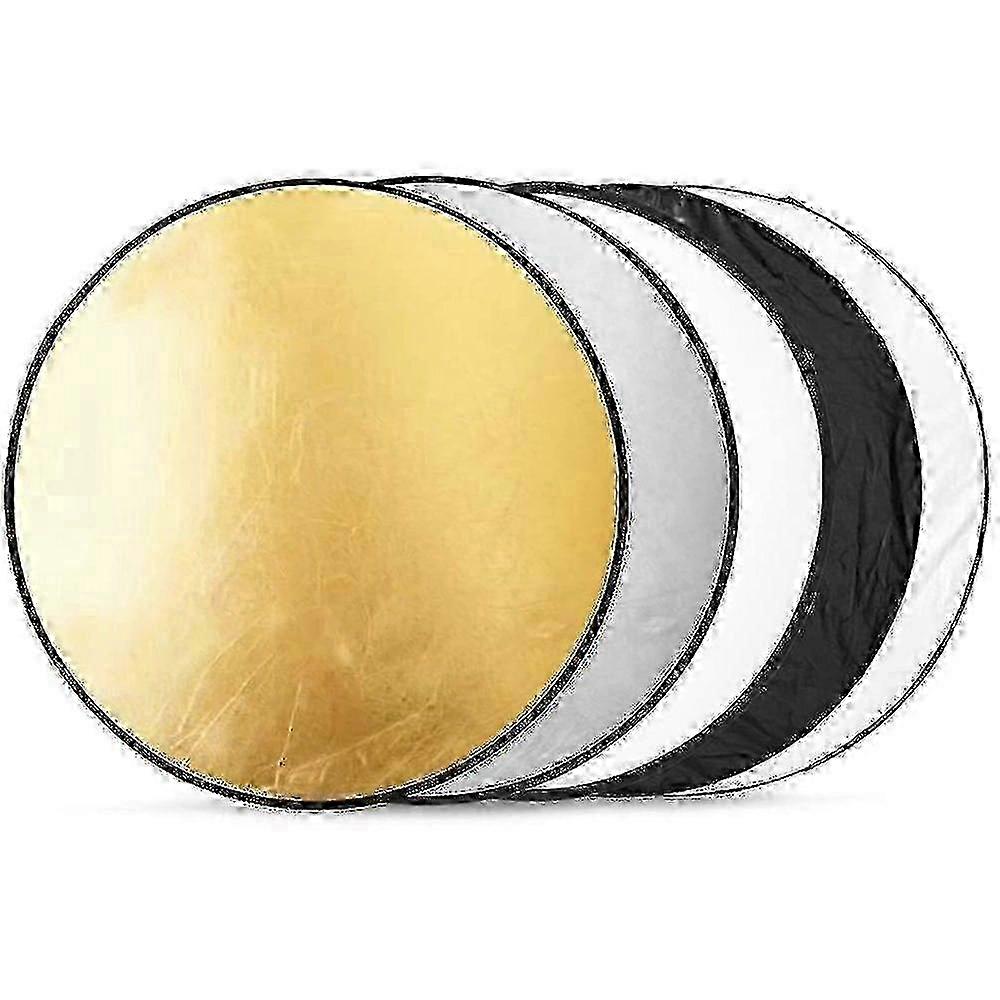 5 In 1 Light Reflector (60cm ) Reflector Photography Portable Foldable For Camera Reflector Studio Light Diffuser
