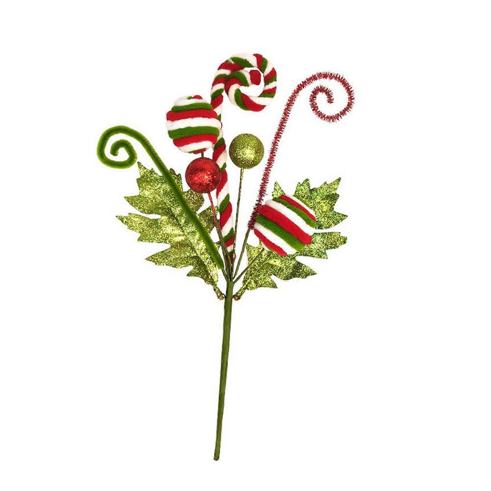 Celebratory Interchangeable Polyethylene Christmas Decorations With Shimmering Sweets Design For Tree Styling Multicolor