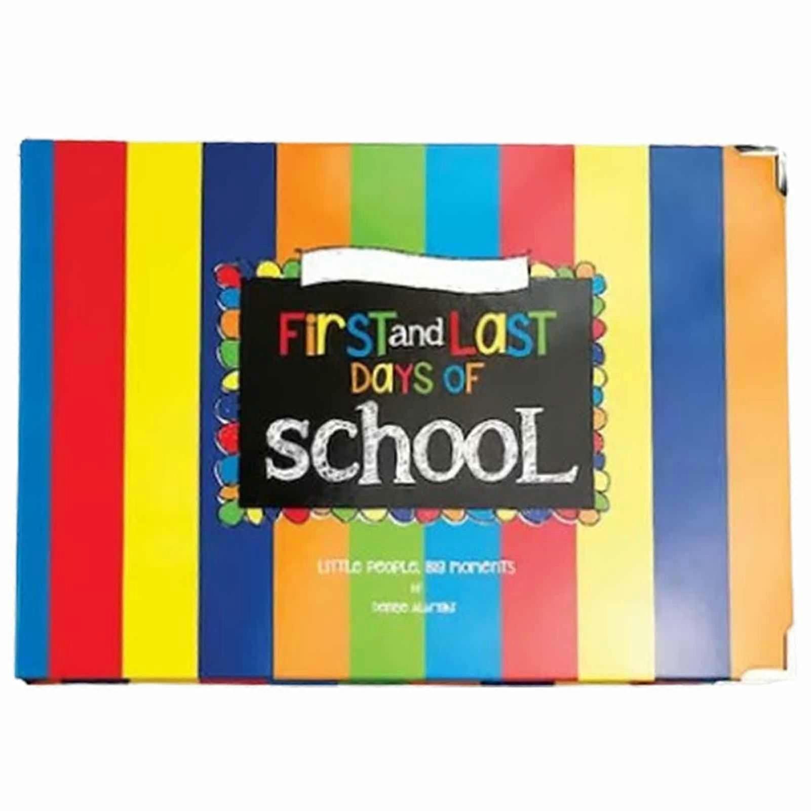 学校记忆书相册儿童学年纪念品书剪贴簿从学龄前班到 12 年级