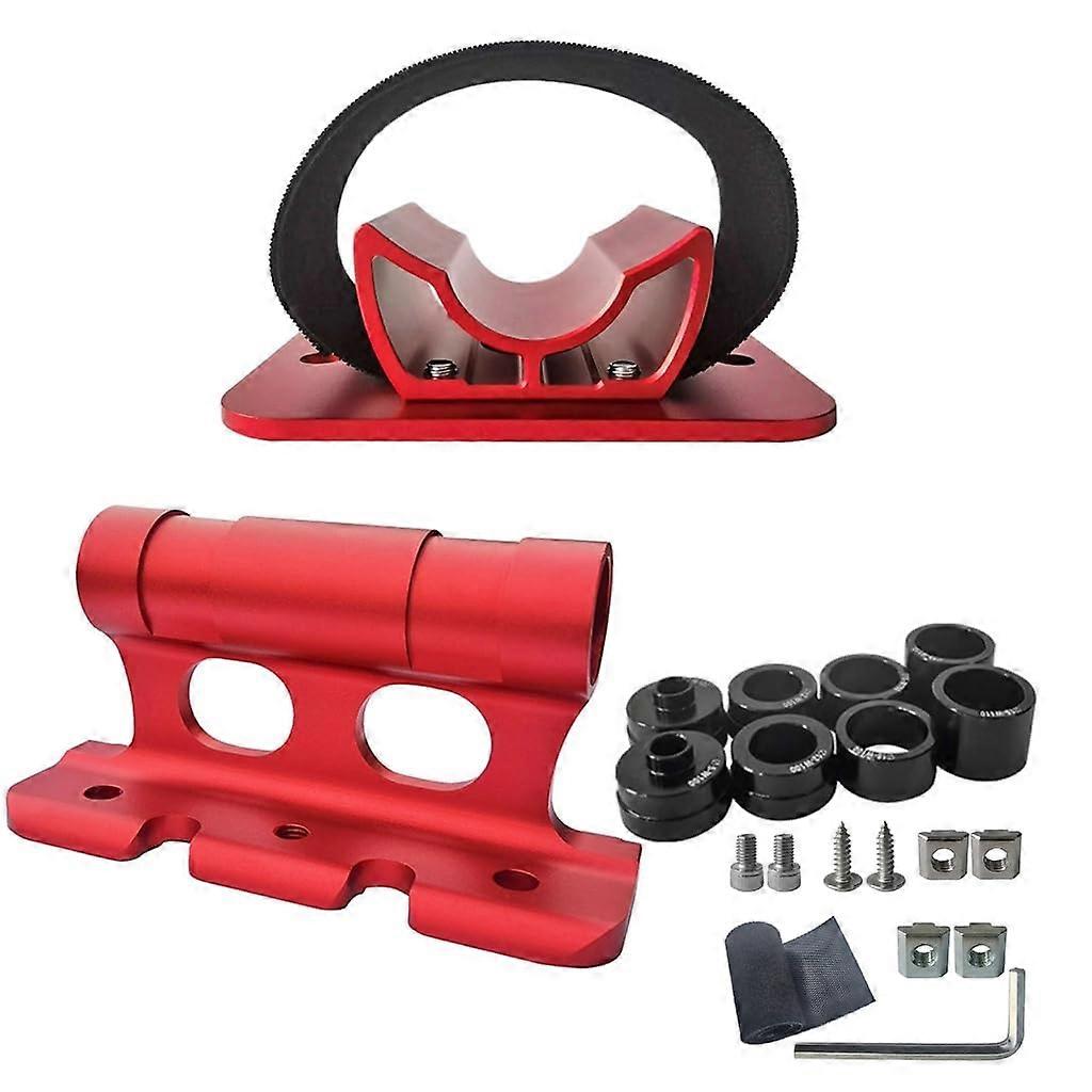 Fork Mount Car Roof Rack Carrier Through Load Bracket Holder Adapter Red Front Frame