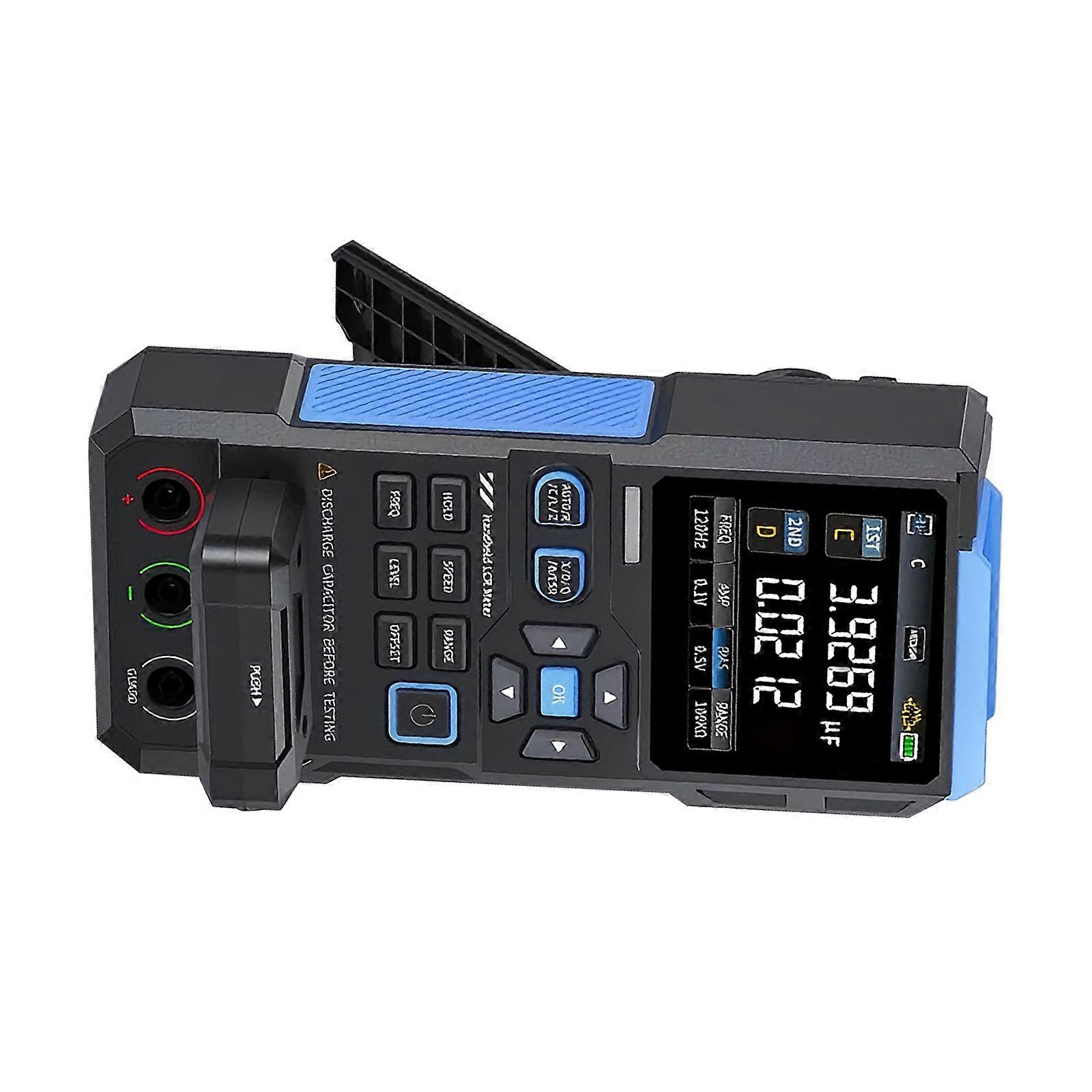 Professional Handheld Tester Large Color Display Kelvin Measurement Compact Digital Bridge Meter Component Sorting Multicolor