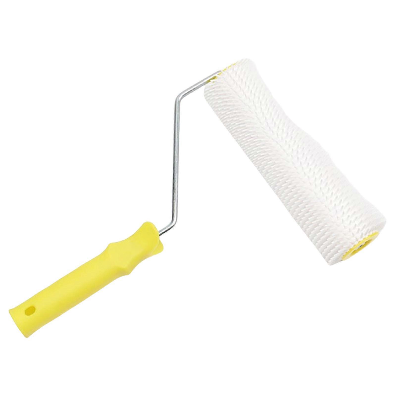 Floor Leveling Spikes Roller 9inch Defoaming Drum Brush Leveling Screed Spiked Roller Paint Brush Bleed Roller Enduring Multicolor