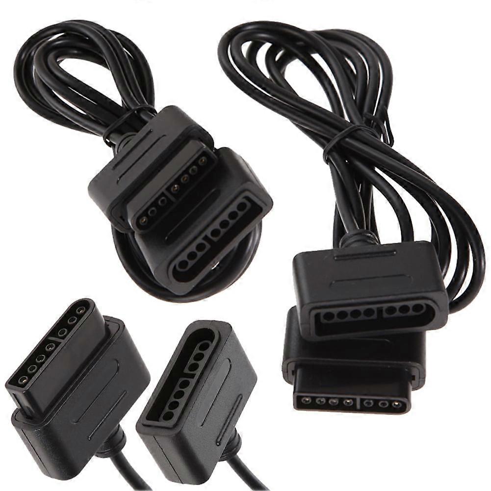 jixopn 2pcs 6ft Extension Cable Cords for SNES Super 16 Bit Controller