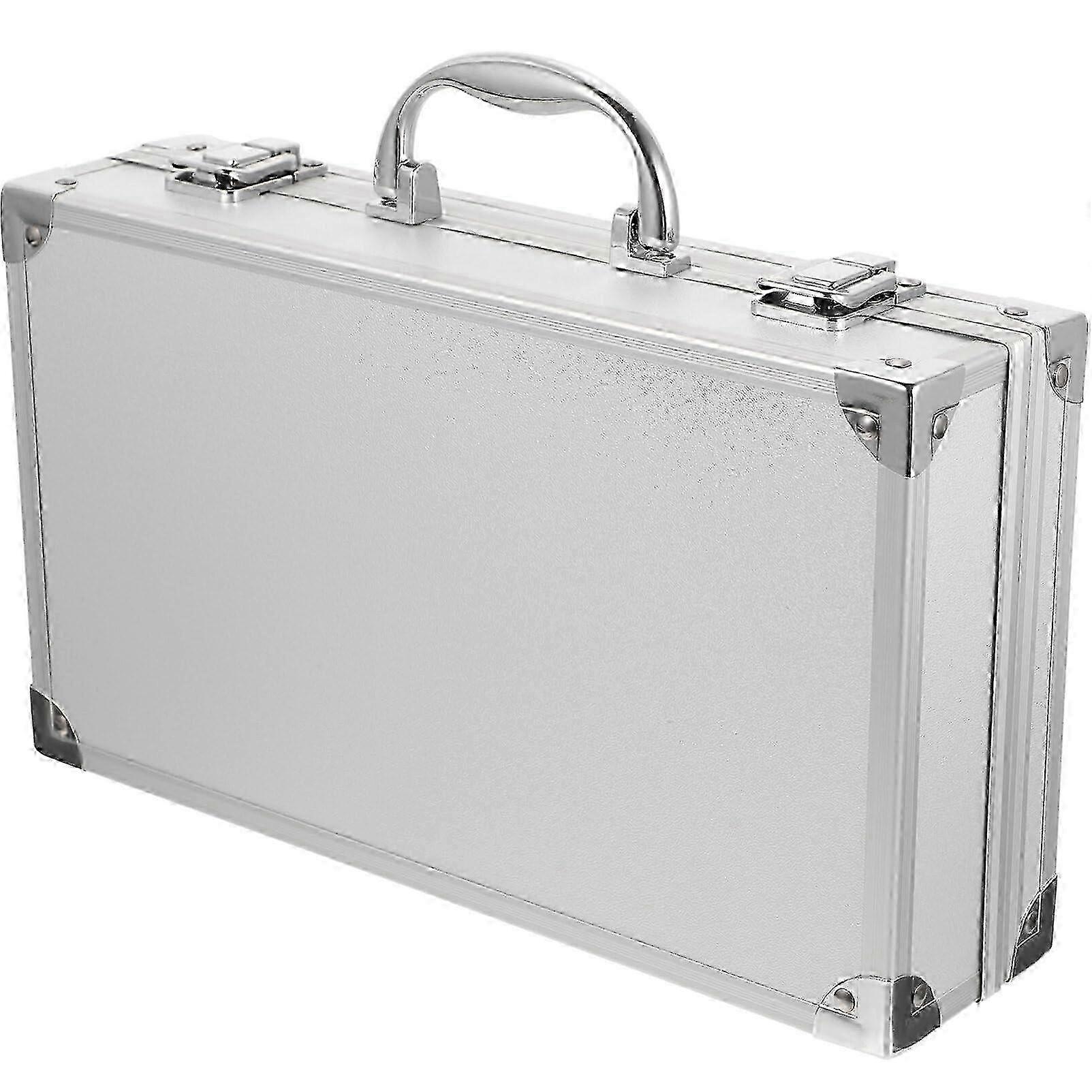 Aluminum Tool Case Tool Chest, Tool Box with Padded Foam, Lockable Storage for Instruments
