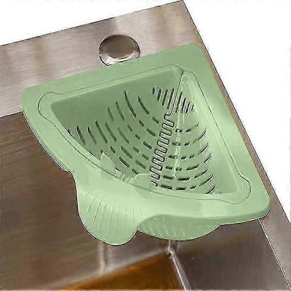 Magnetic Suction Cup Sink Corner Shelf with Twist-Lock Base and Drain Basket