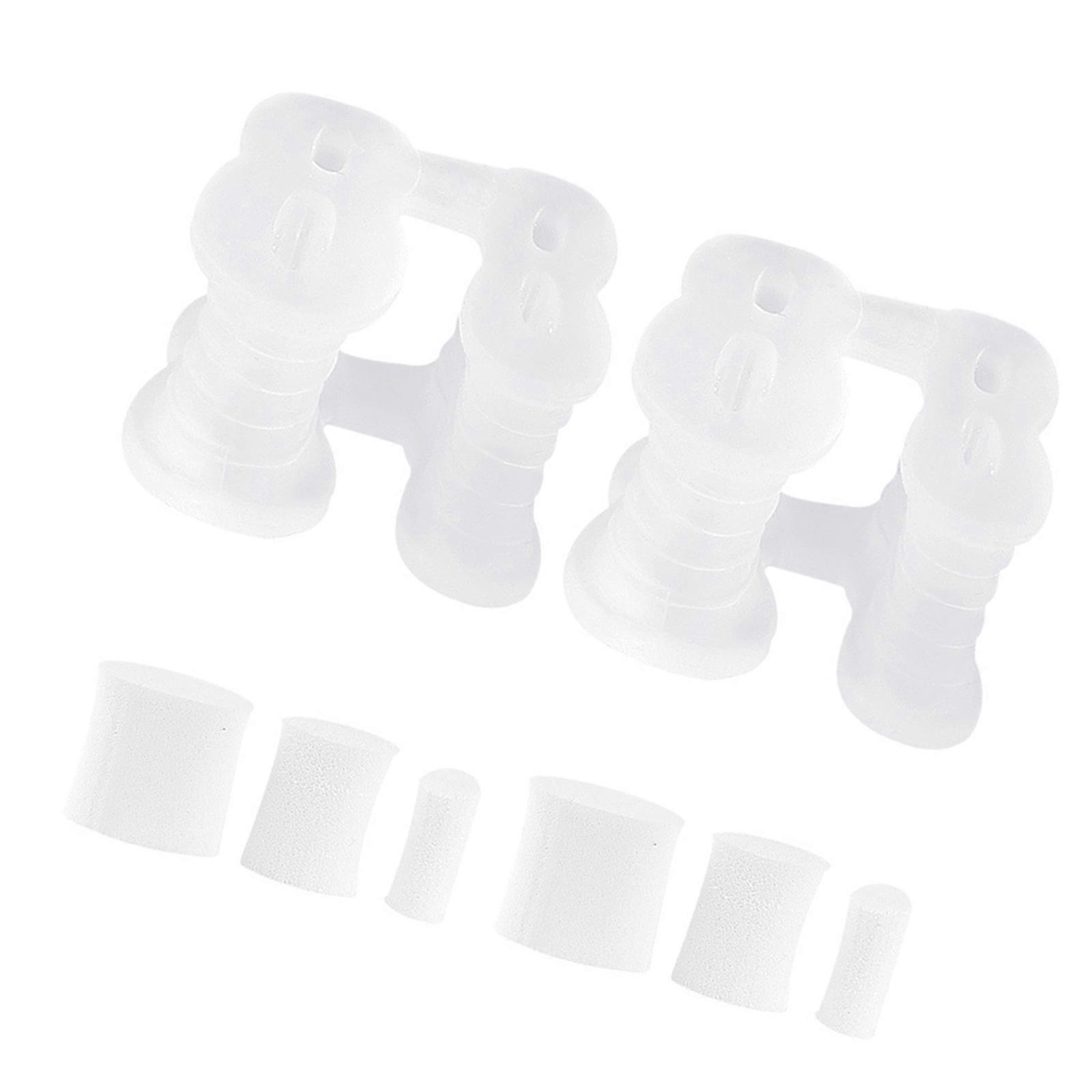 Toe Separator Reusable Bunions Splint With Flexible Arches support Promotes Proper Toe Alignment During Walking Or Resting  Clear