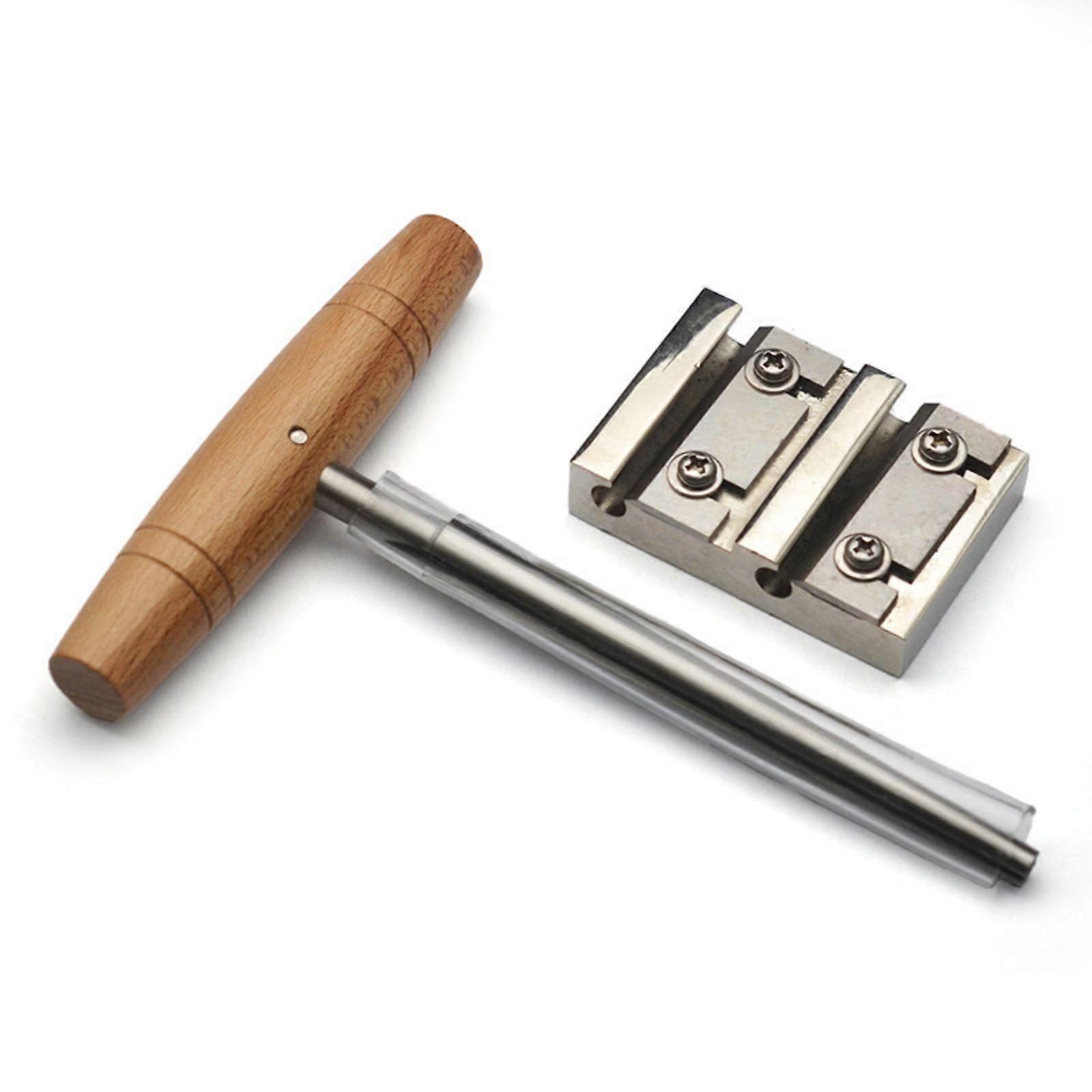 Violin Peg Shaver Violin Peg Hole Reamer with Wood Handle Universals Maintenance Pegs Shaver Luthier Tools Easy to Use  Silver