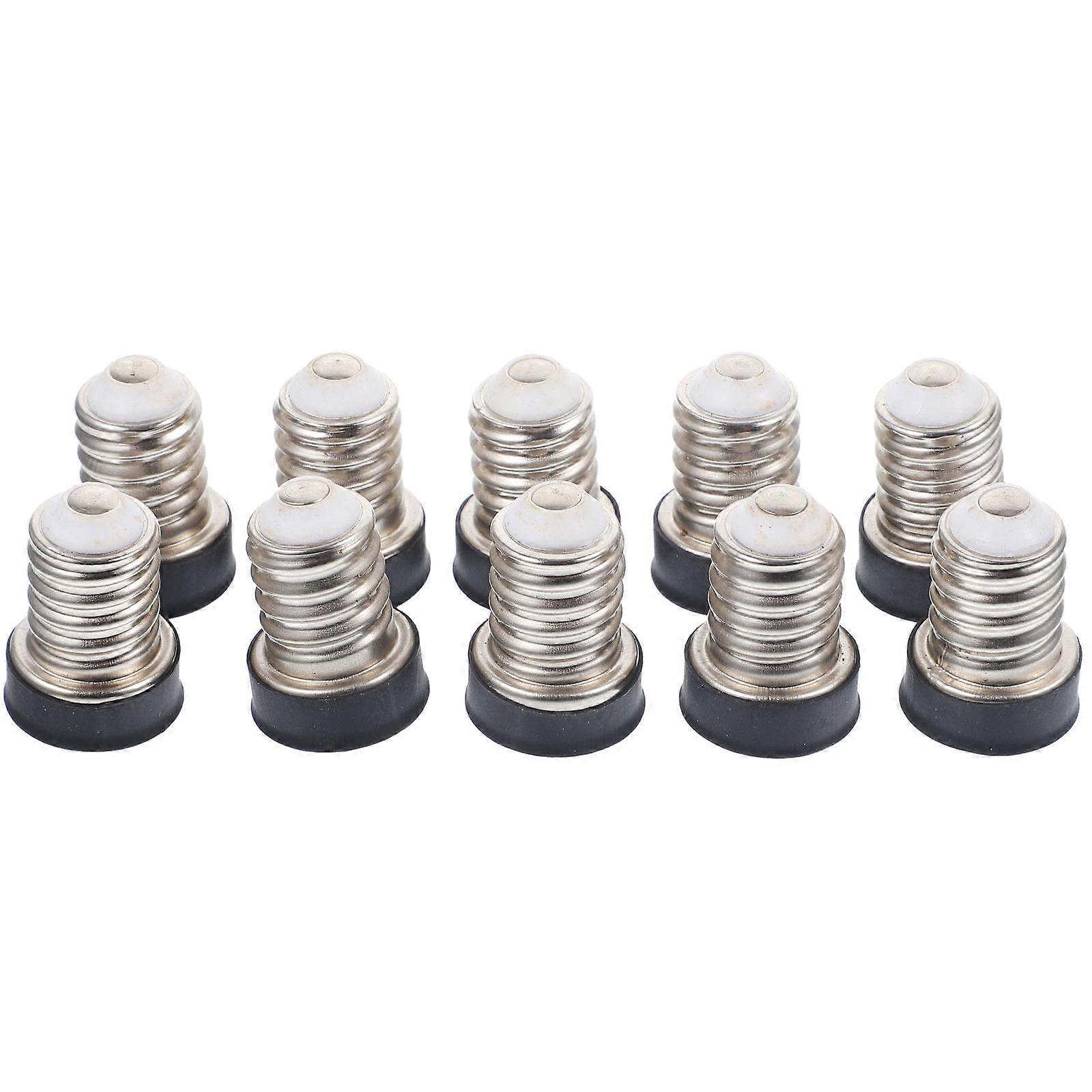 10pcs Bulb Adapter E14 To E12 Light Converter Screw Light Converter Accessory