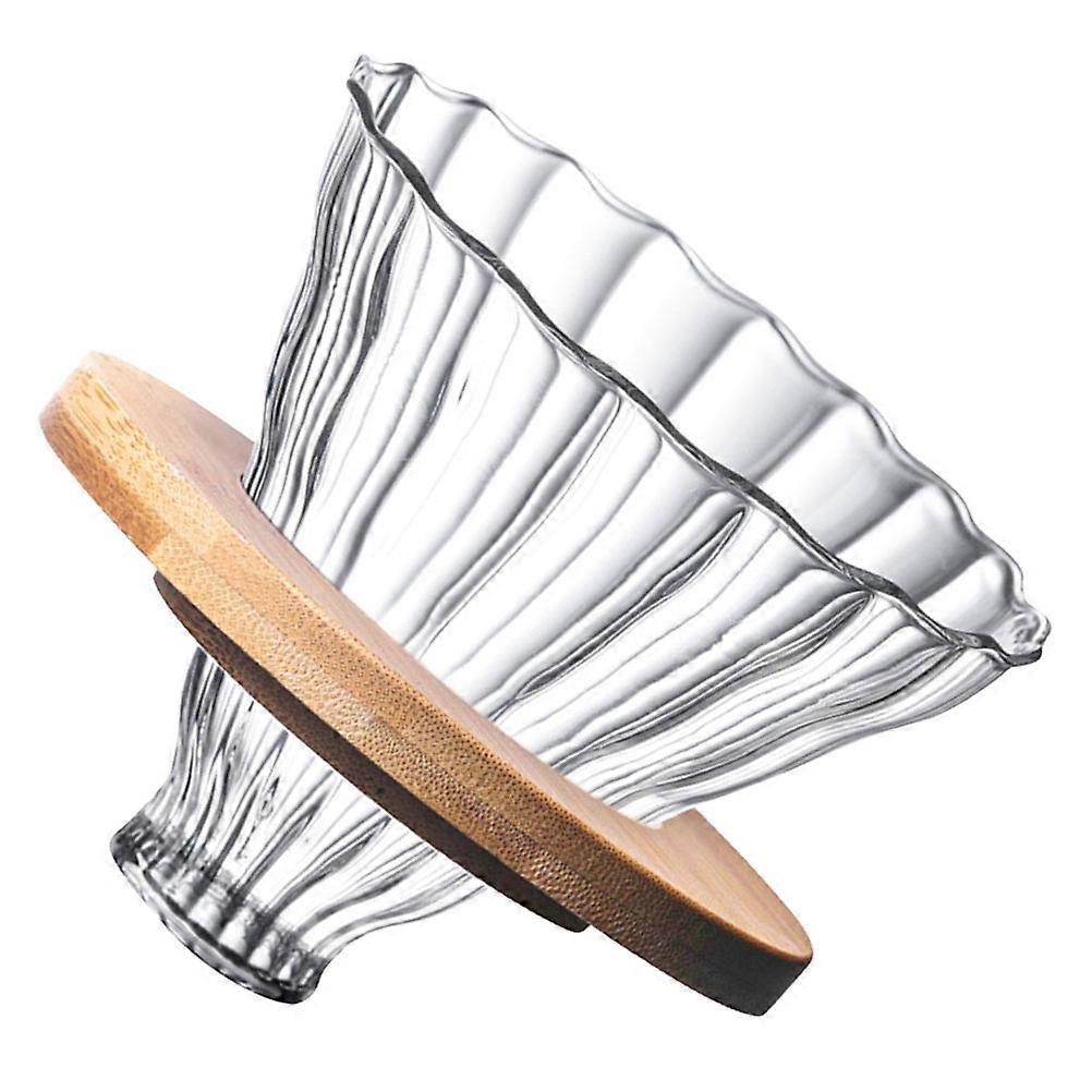 Durable Coffee Strainer Coffee Essentials Coffee Filter Bar Wood Filter Coffee Grounds 1 Set