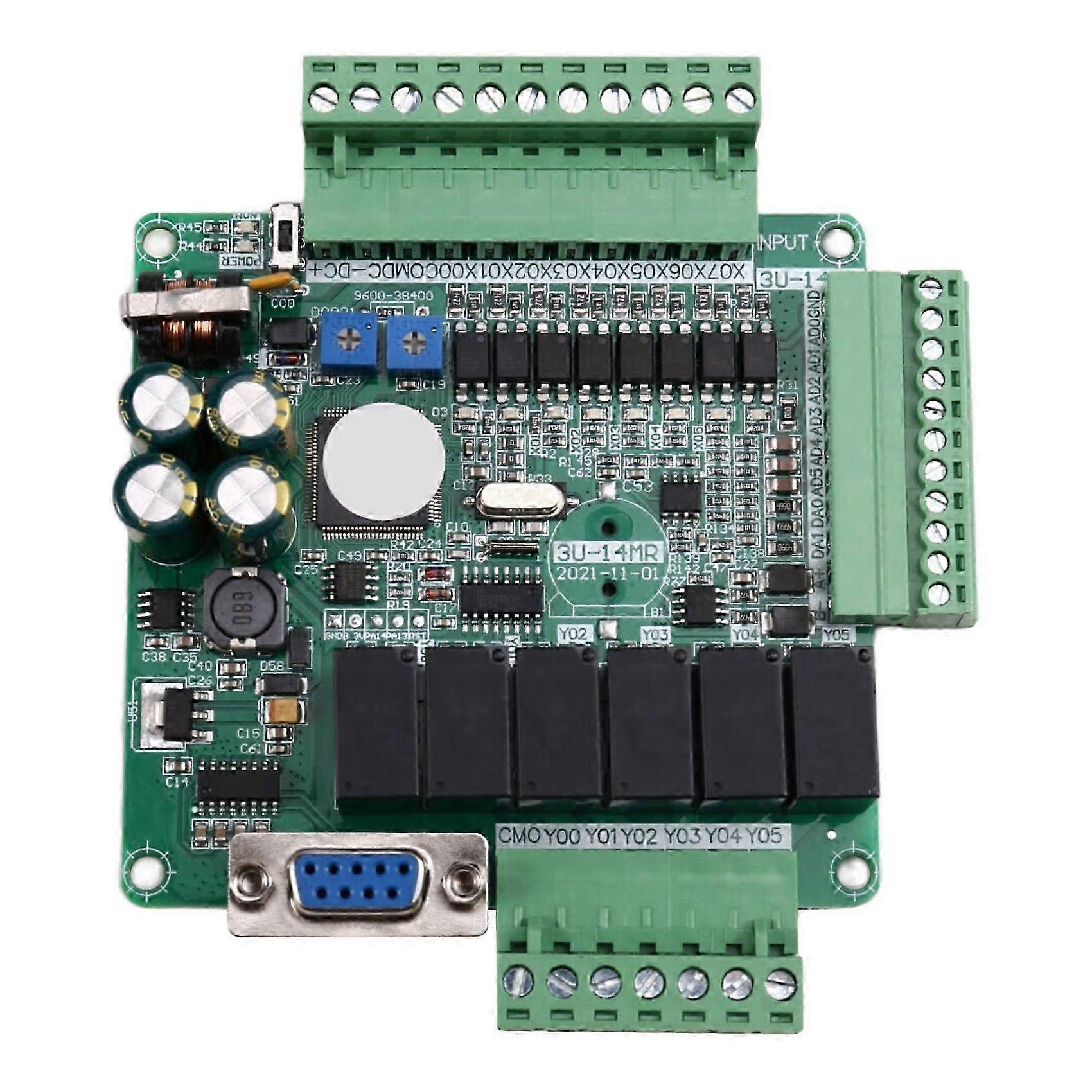 FX3U-14MR High Speed with Analog Programmable Controller PLC Industrial Board FX3U-14MR