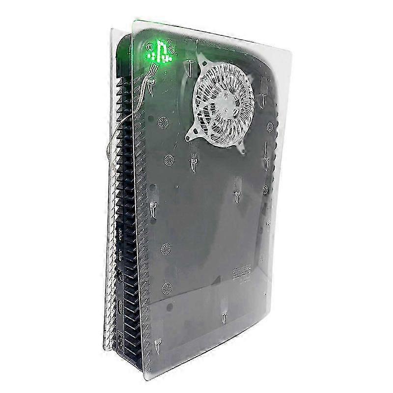 Shell for Disc Edition Transparent Clear Faceplate Cooling Vents Game Console Hard Replacement Shell Side Cover