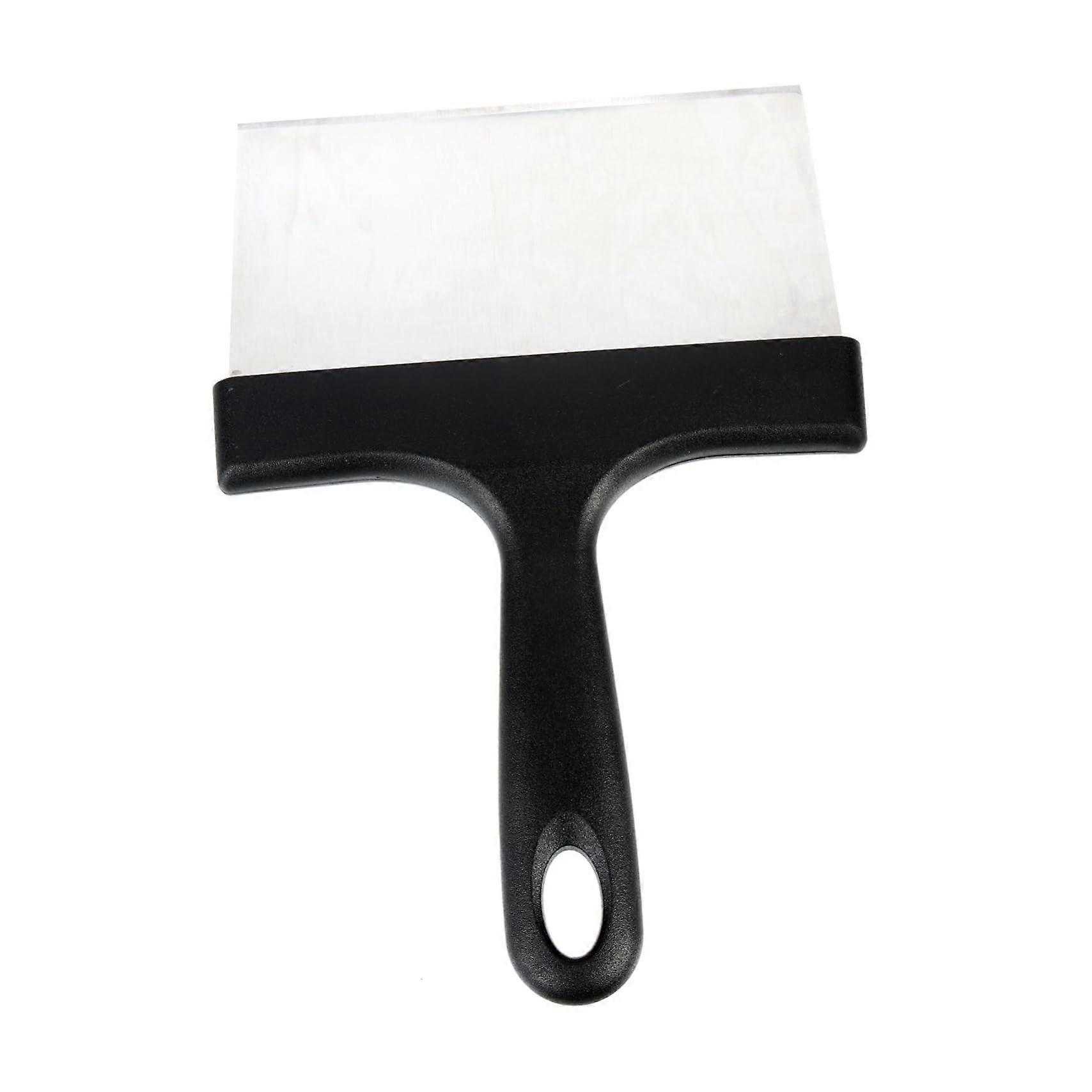 Stainless Steel BBQ Grill Scraper with Non Slip Handle for Efficient Burnt Residue Removal
