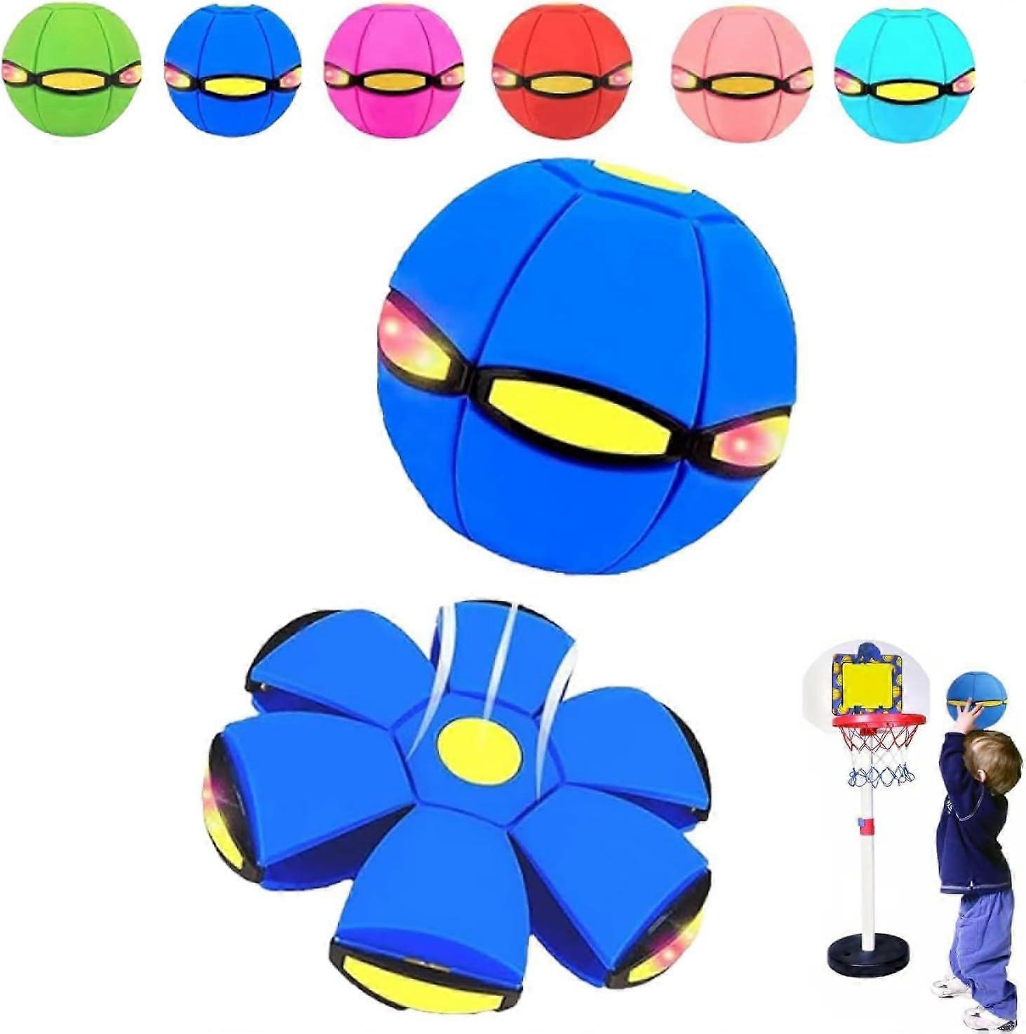 Superior Magic Bouncing Ball, Children's Bouncing Ball, Parent-Child Interaction with Lights, Dual Form Freely Switchable, for Educational Body Exerci