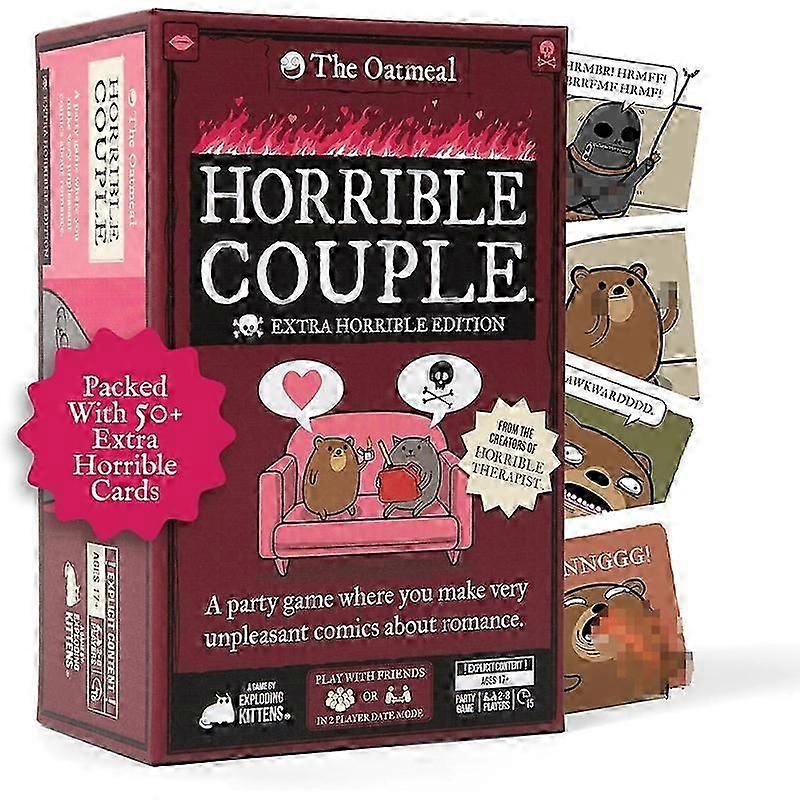 Exploding Kitten Couple Horror Version 2-8Fun adult card game for famous players